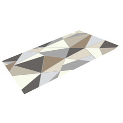 Large Area Rug 5 x 7 ft Anti-Skid Tear-Resistant Floor Mat Modern Charcoal Gray