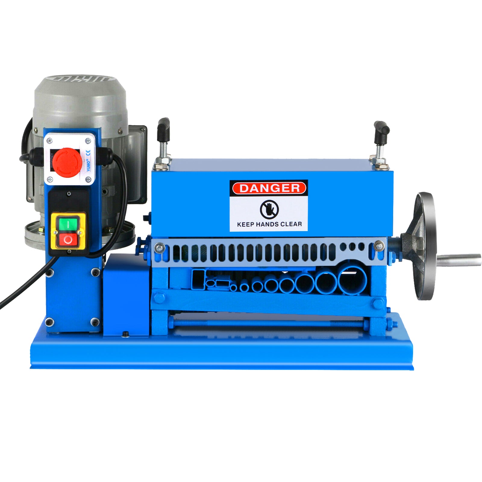 Wire Stripping Machine DA 0.06 inch -1.5 inch,Wire Stripper Machine 11 Channels 10 Blades, Automatic Wire Stripping Tool with Manual Hand Cranked Industrial for Recycling Copper Wire