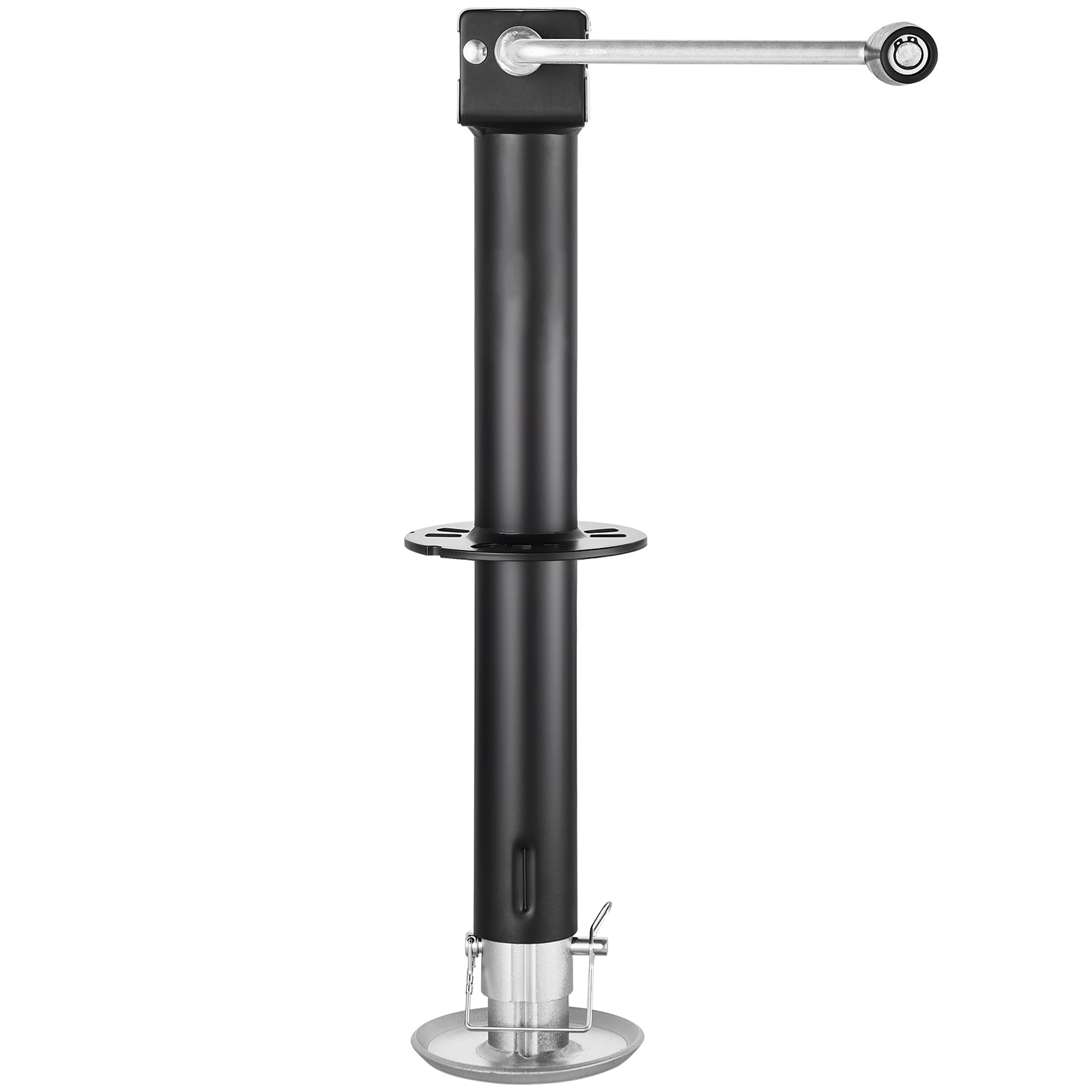 5000 lbs A-Frame Trailer Jack, 15-Inch Vertical Travel, Trailer Lift Jack with Adjustable 7-Level Drop Leg & Drill Socket, Cordless Drill Compatible, Suitable for RV, Utility, Yacht Trailers