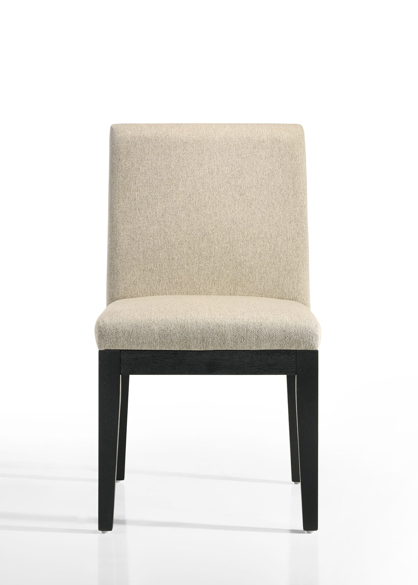 Jasper Set of 2 Beige Contemporary Fabric 19" Dining Chair