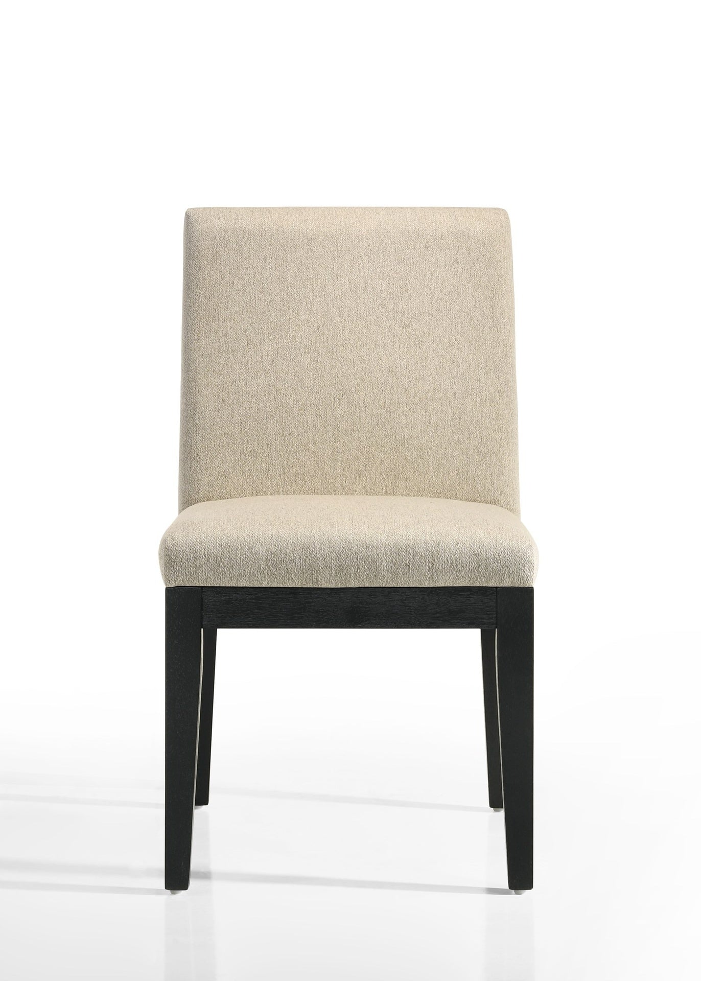Jasper Set of 2 Beige Contemporary Fabric 19" Dining Chair