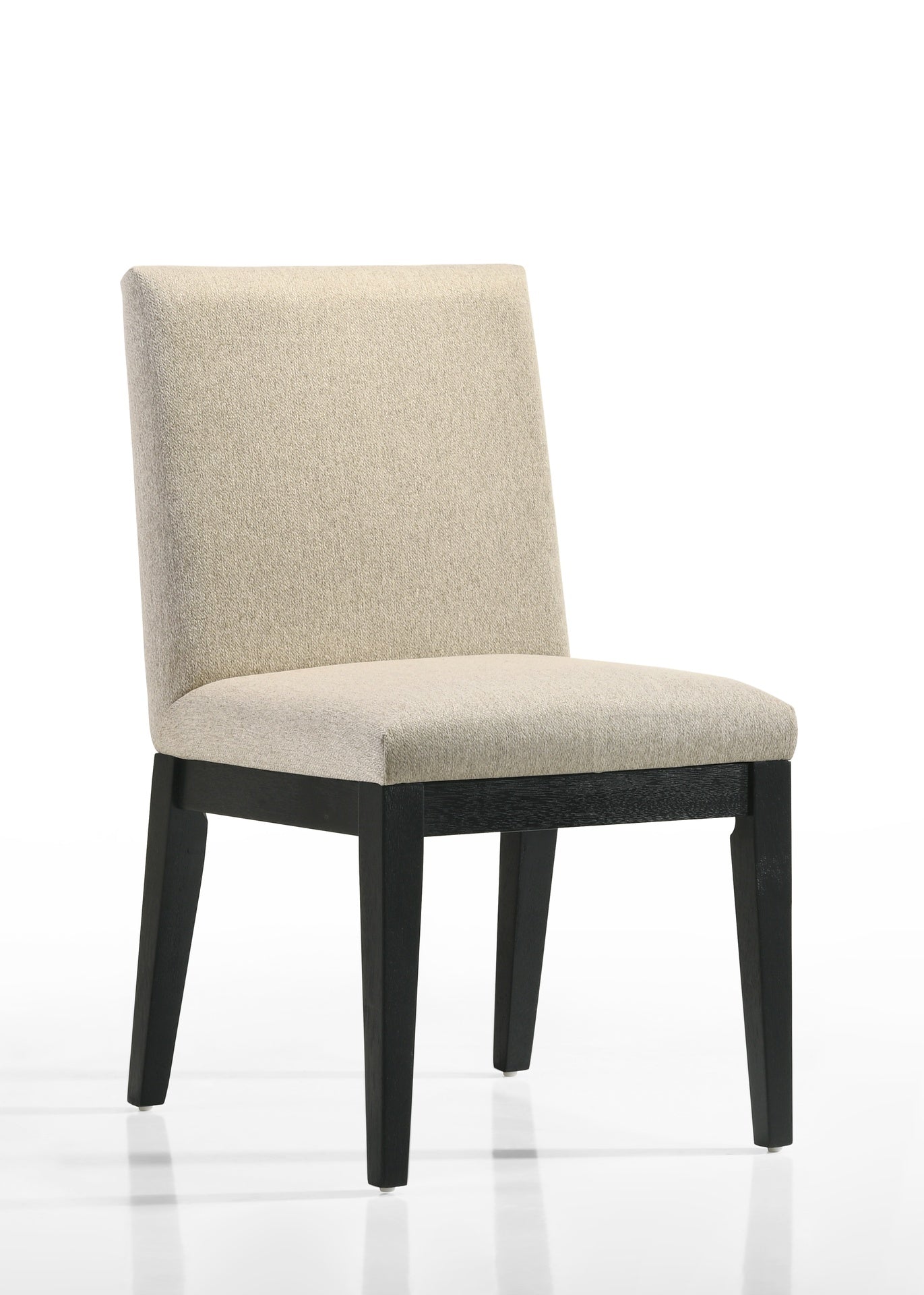 Jasper Set of 2 Beige Contemporary Fabric 19" Dining Chair
