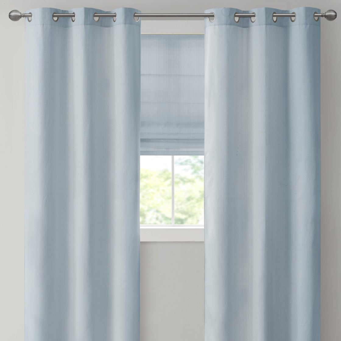 Basketweave Room Darkening Cordless Roman Shade