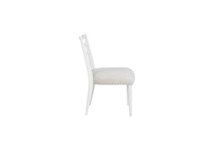Ladderback Side Dining Chair is Ocean Colored Finish Set of 2