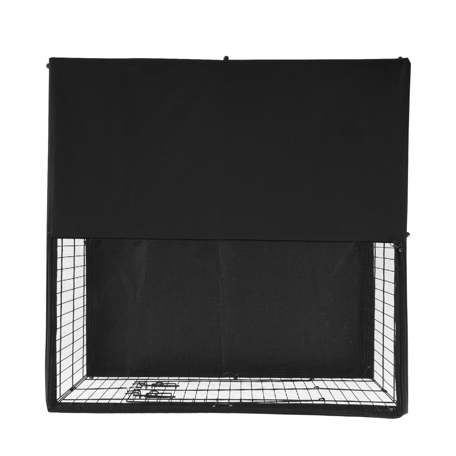Dog Playpen 4 Panels Foldable Metal Dog Exercise Pen with Bottom Pad Cover