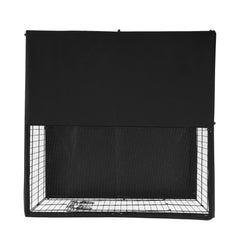 Dog Playpen 4 Panels Foldable Metal Dog Exercise Pen with Bottom Pad Cover