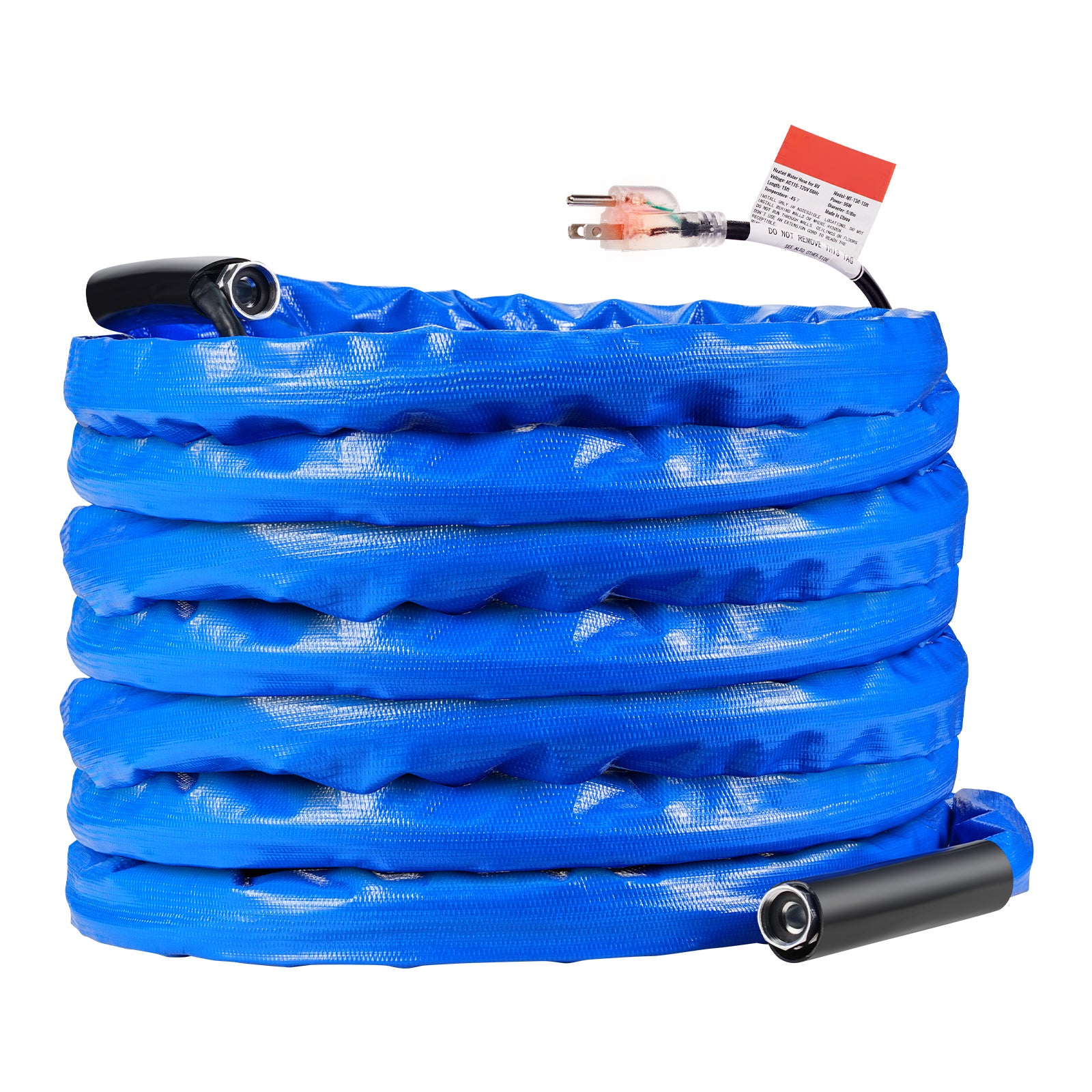 50ft Heated Water Hose for RV -45℉ Antifreeze Heated Drinking Water Hose