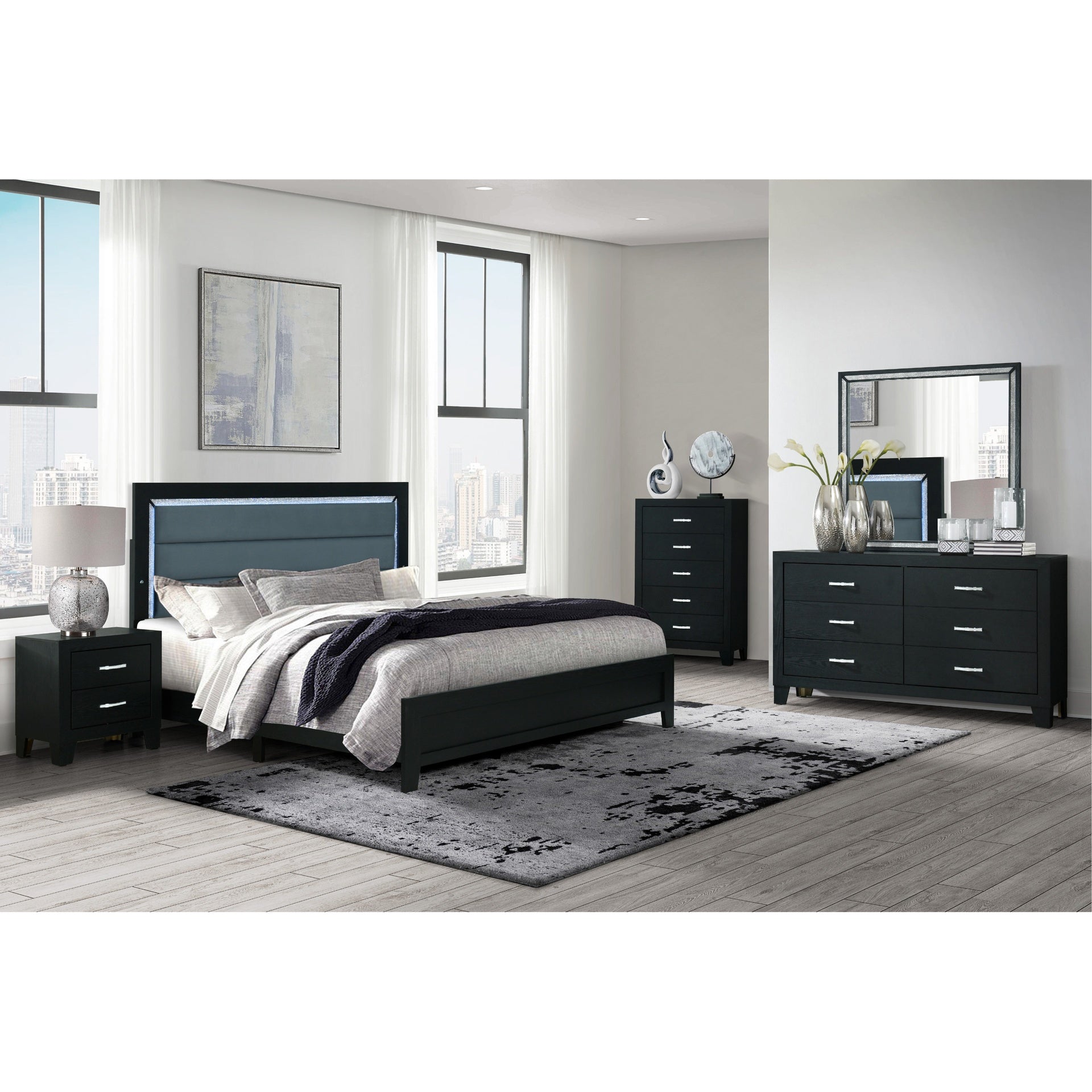 CARLOS BLACK NIGHTSTAND