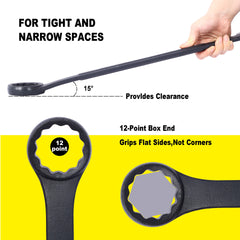SAE Jumbo Combination Wrench Set Extra Large,10 PC SAE Black-Oxide Jumbo Combo Wrench Set  1-5/16" - 2" with pouch