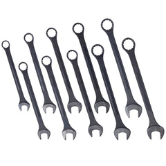 SAE Jumbo Combination Wrench Set Extra Large,10 PC SAE Black-Oxide Jumbo Combo Wrench Set  1-5/16" - 2" with pouch