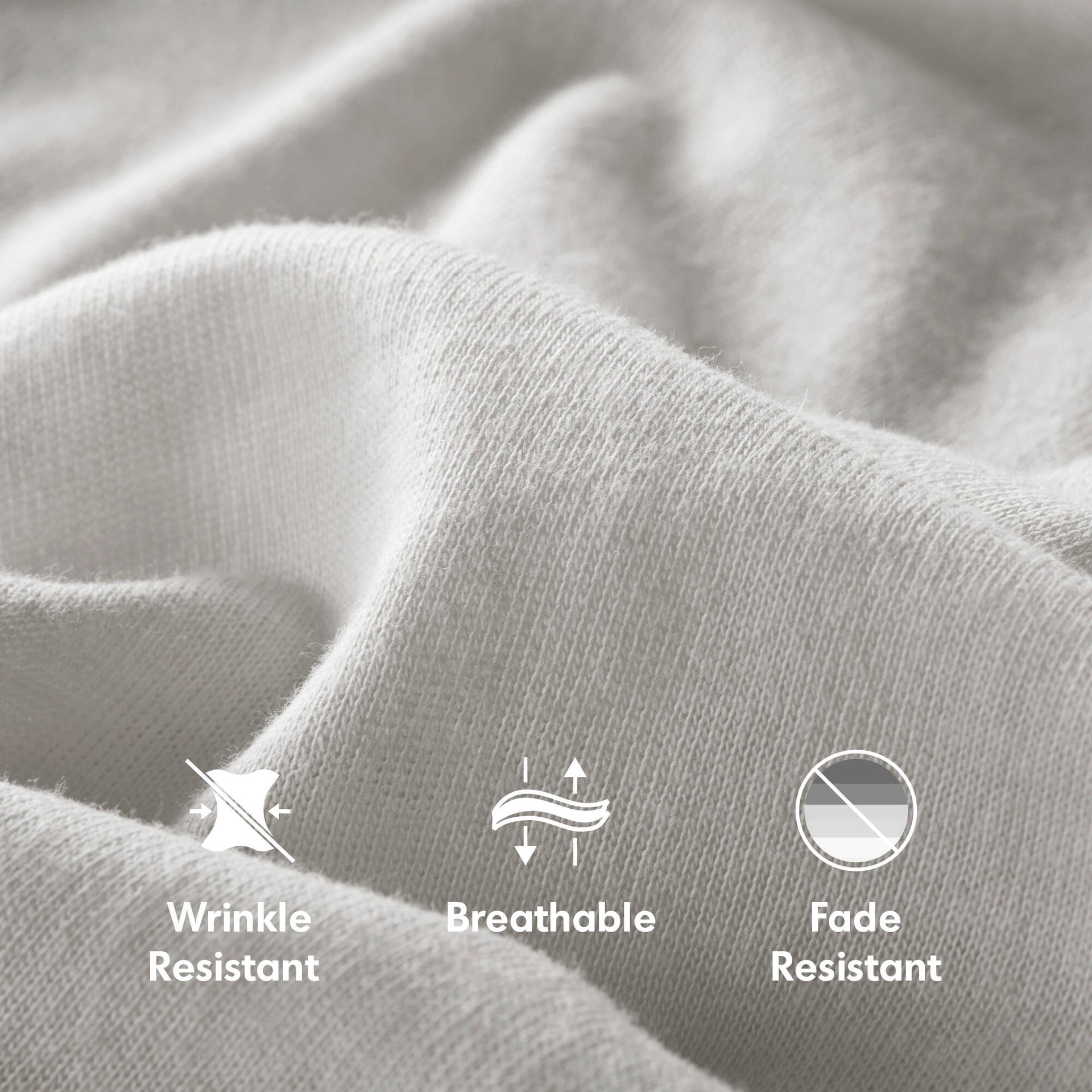 Cotton Blend Jersey Knit All Season Sheet Set Queen