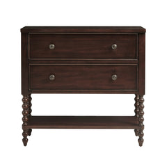 2 Drawer Accent Chest Morocco Brown