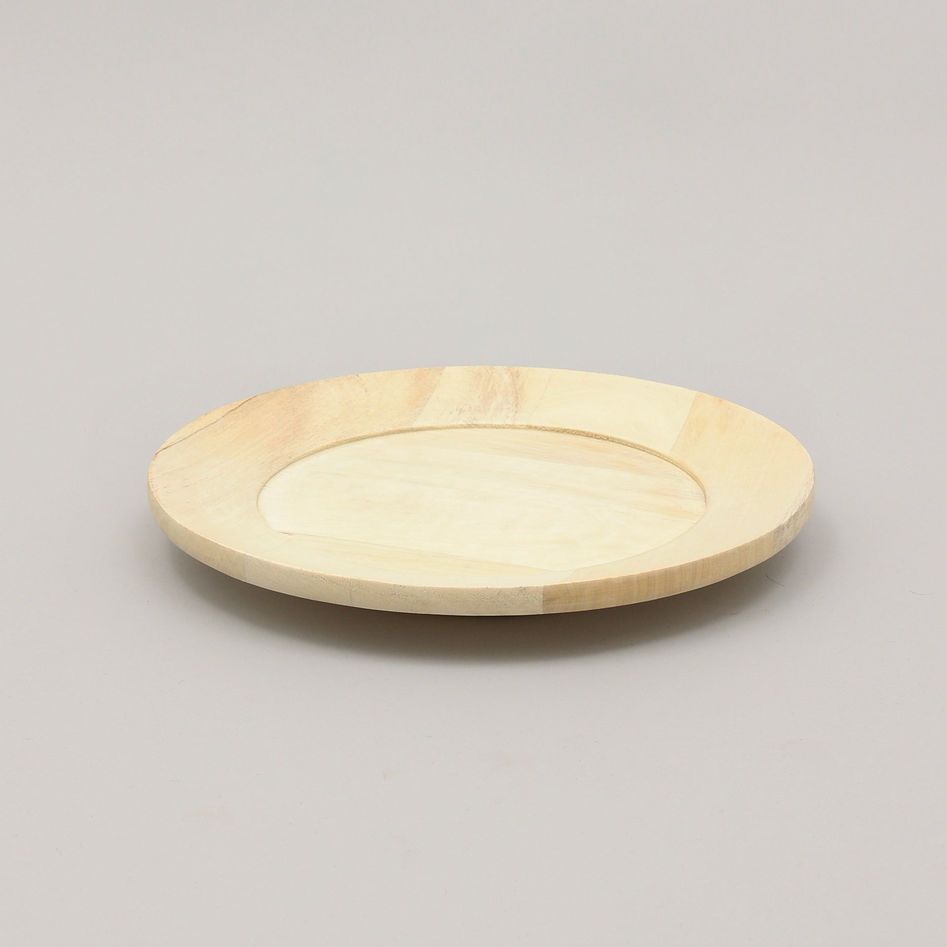 Handcrafted 13" Wood Charger Plate Wooden Dinning Placemat Artisan Wood Tableware