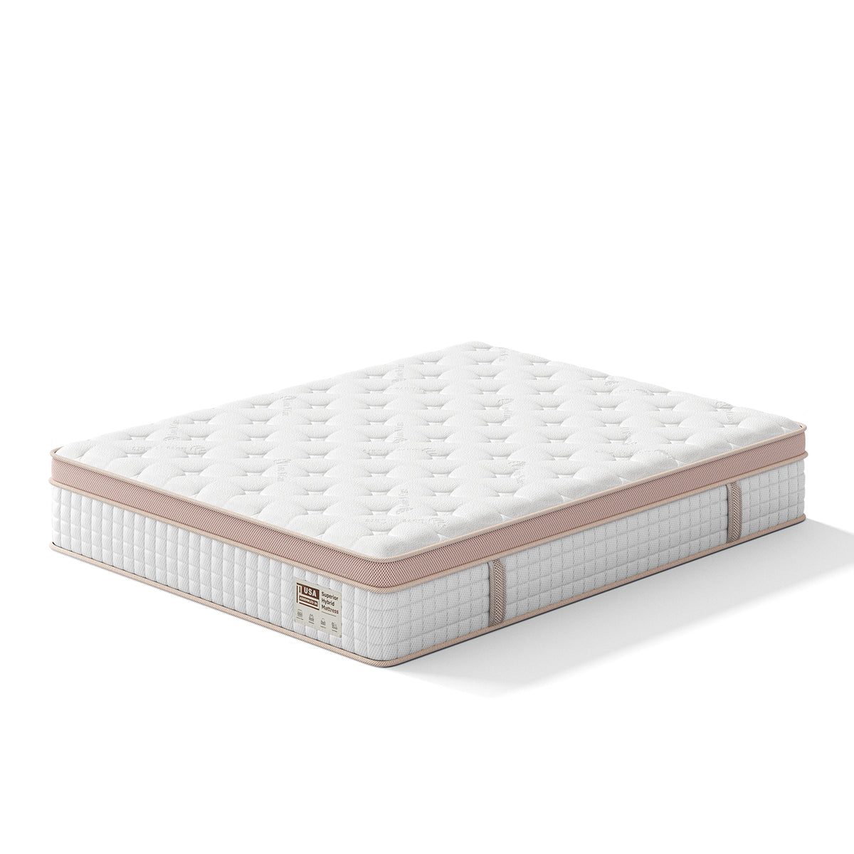 12 Inch Firm Hybrid Mattress – Queen Size – Gel Memory Foam & Pocket Springs – Pressure Relief, Motion Isolation, Ergonomic Modern Bed
