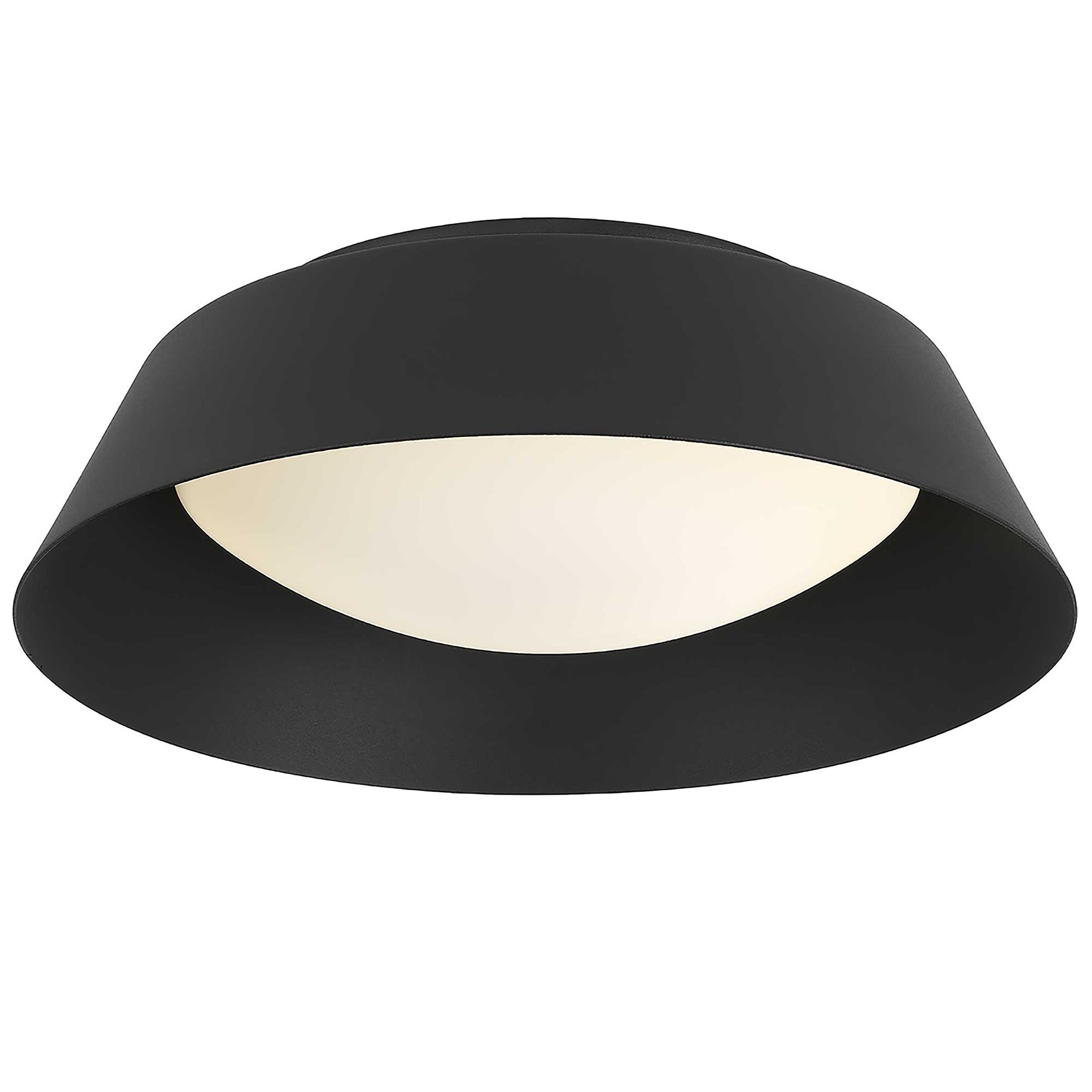 11 inch Black LED Flush Mount
