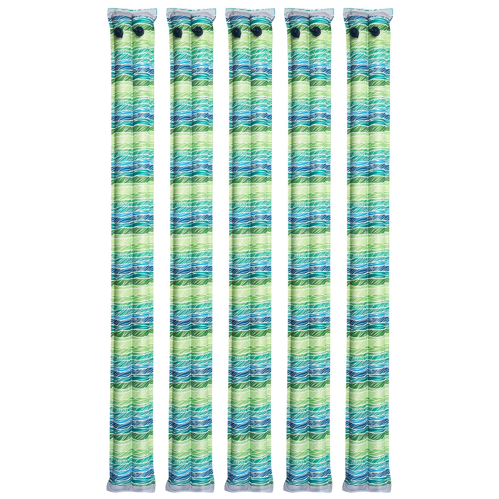 28 Gauge Reflective Double Chamber Water Bags Tubes for Pool Cover 5Packs 8ft