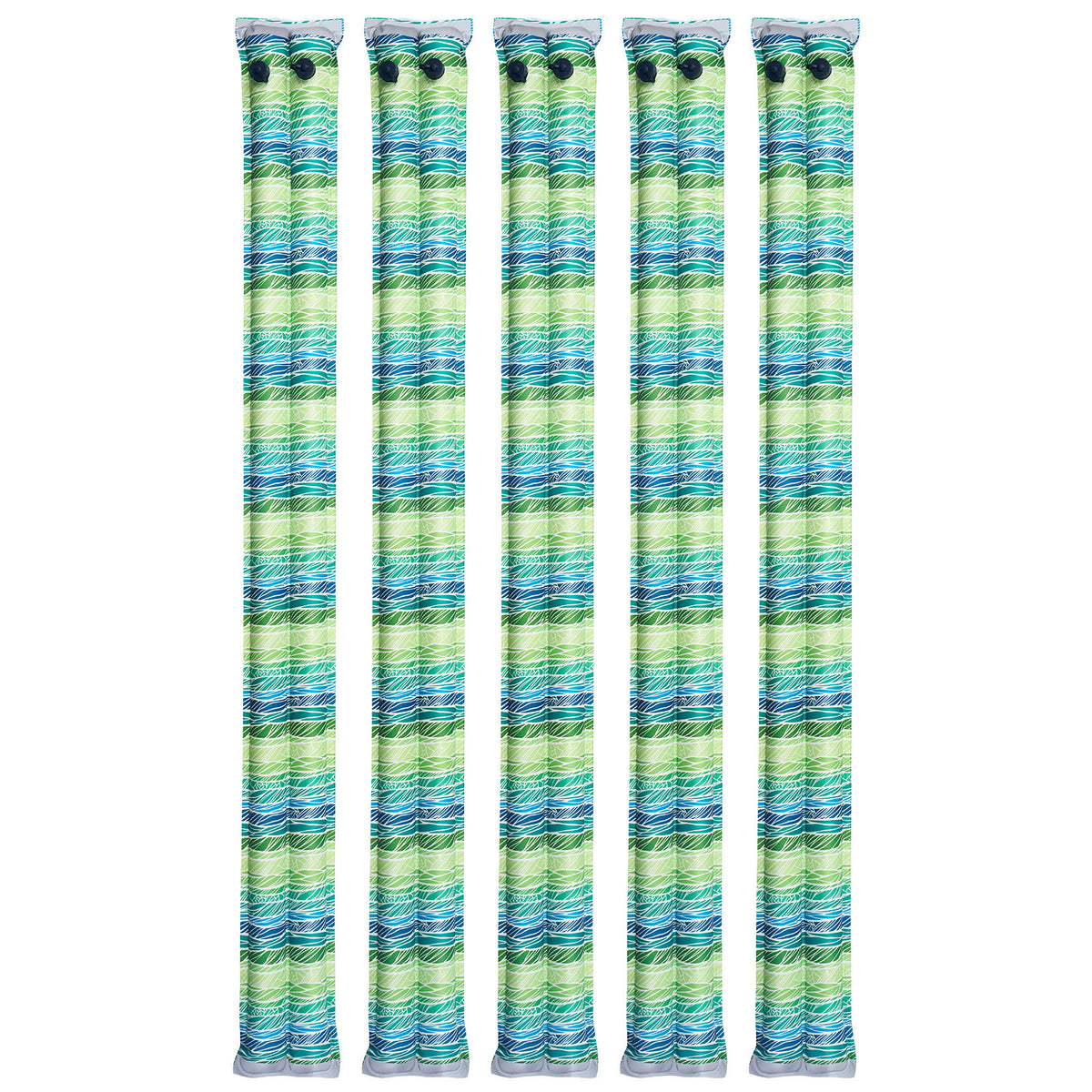 28 Gauge Reflective Double Chamber Water Bags Tubes for Pool Cover 5Packs 8ft