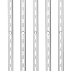 Shelf Track 39-inch 10 Pack Adjustable Steel Wall Mounted Shelf Pilaster