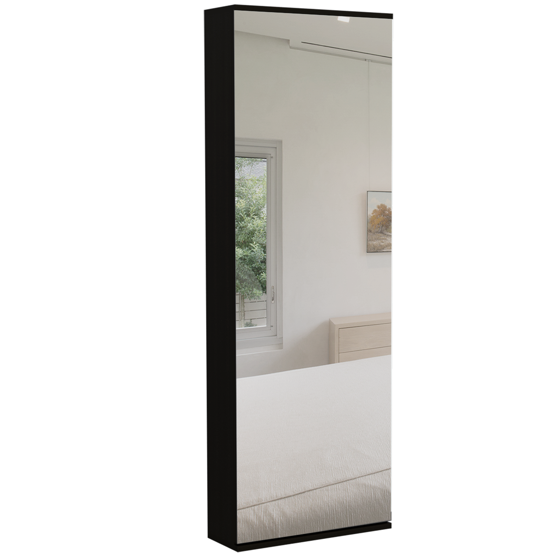 Columba Kitchen Cart, Single Door Cabinet, Four Caster
