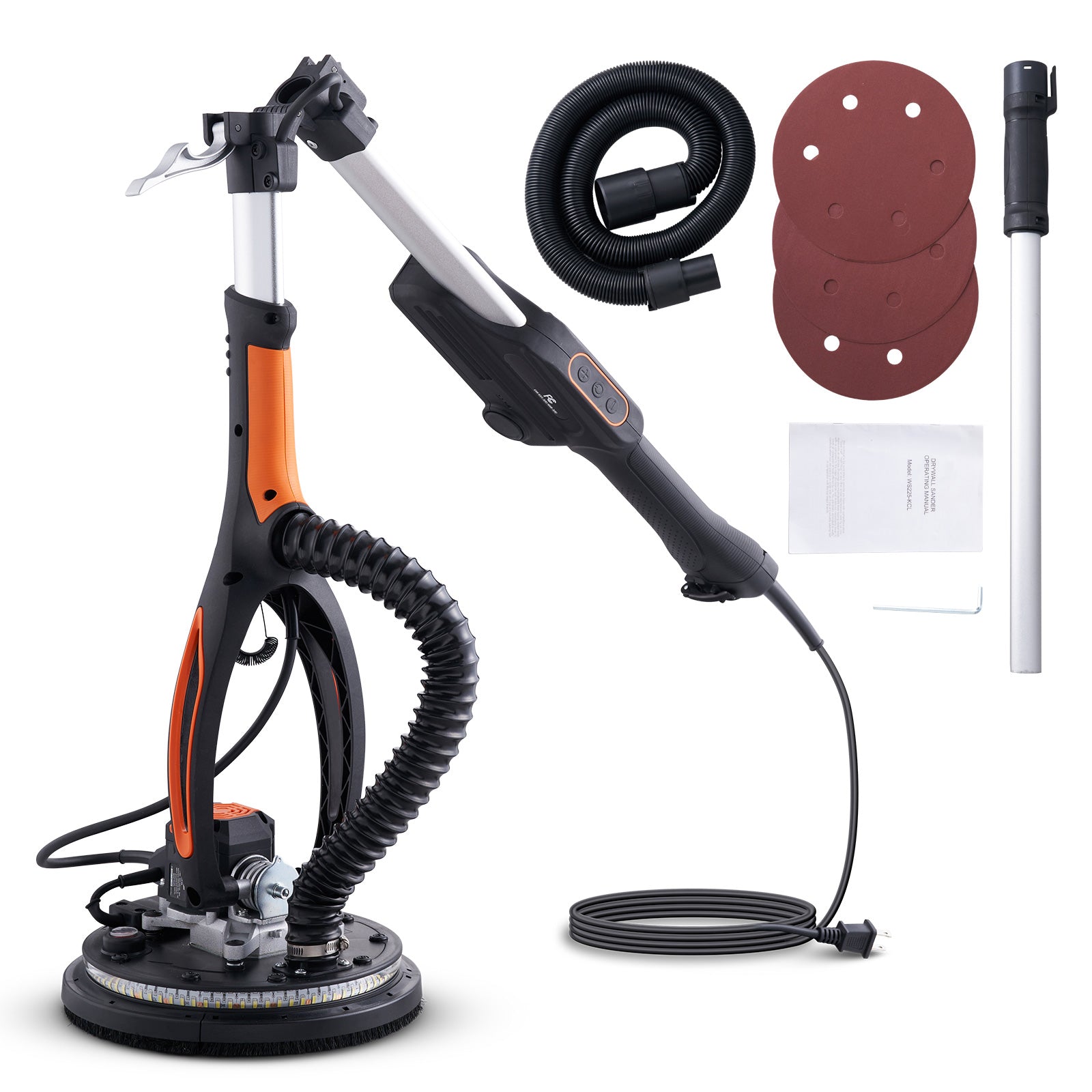 Drywall Sander 800W Brushless Motor 1000-2300RPM Variable Speed