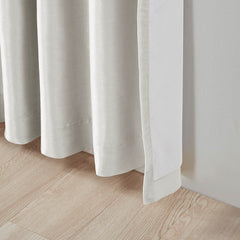 Twist Tab Total Blackout Window Curtain Panel White 50x84" Blackout