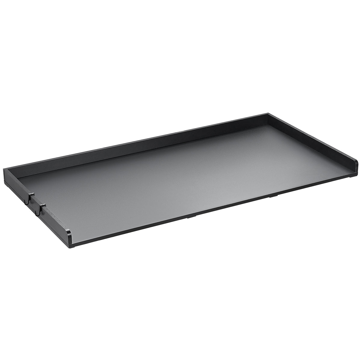 Washer Dryer Countertop, 27.5" Depth x 54" Width, Washer Dryer Wood Top for Laundry Room Organization with Edge Rails(Black)
