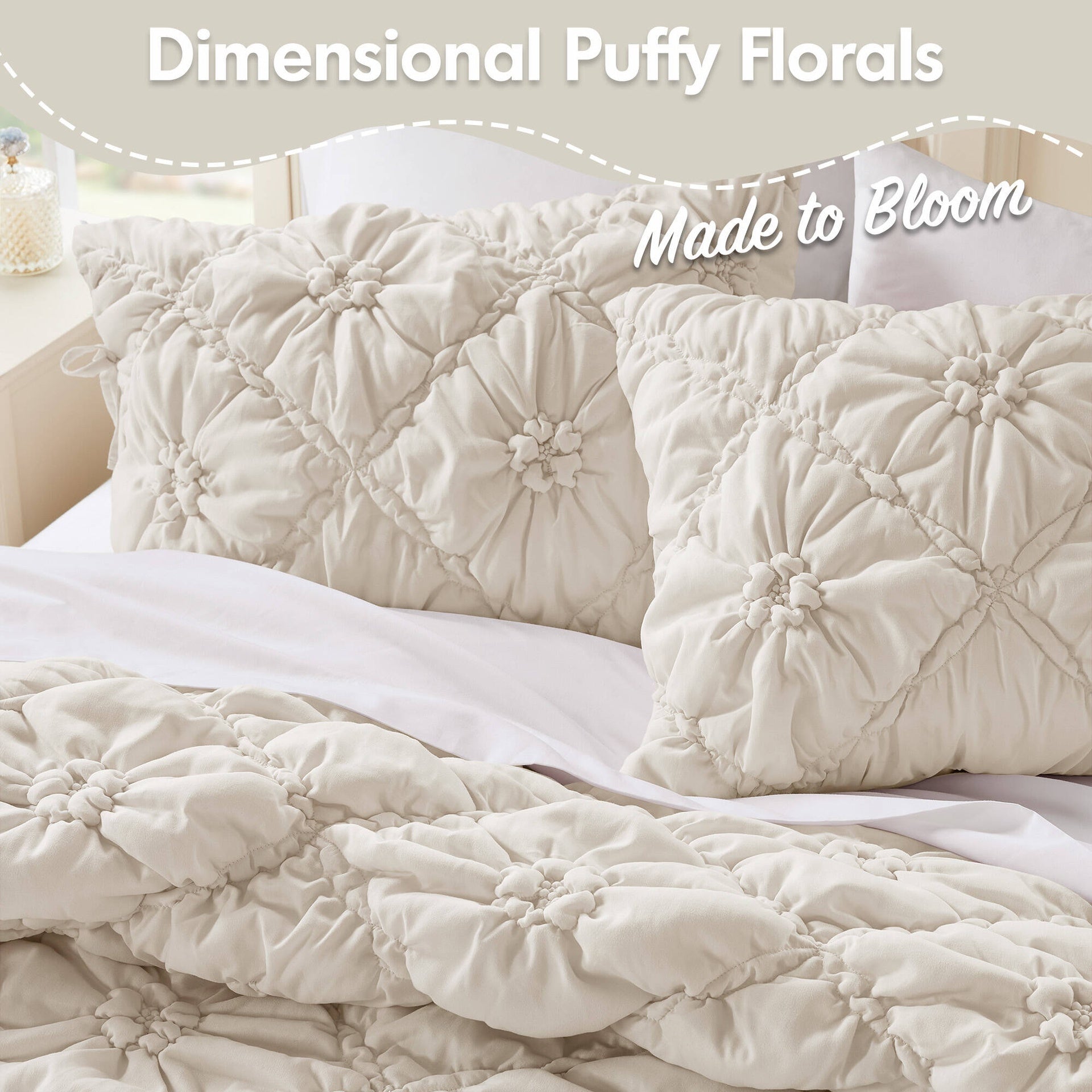 3PCS Full/Queen Comforter Set