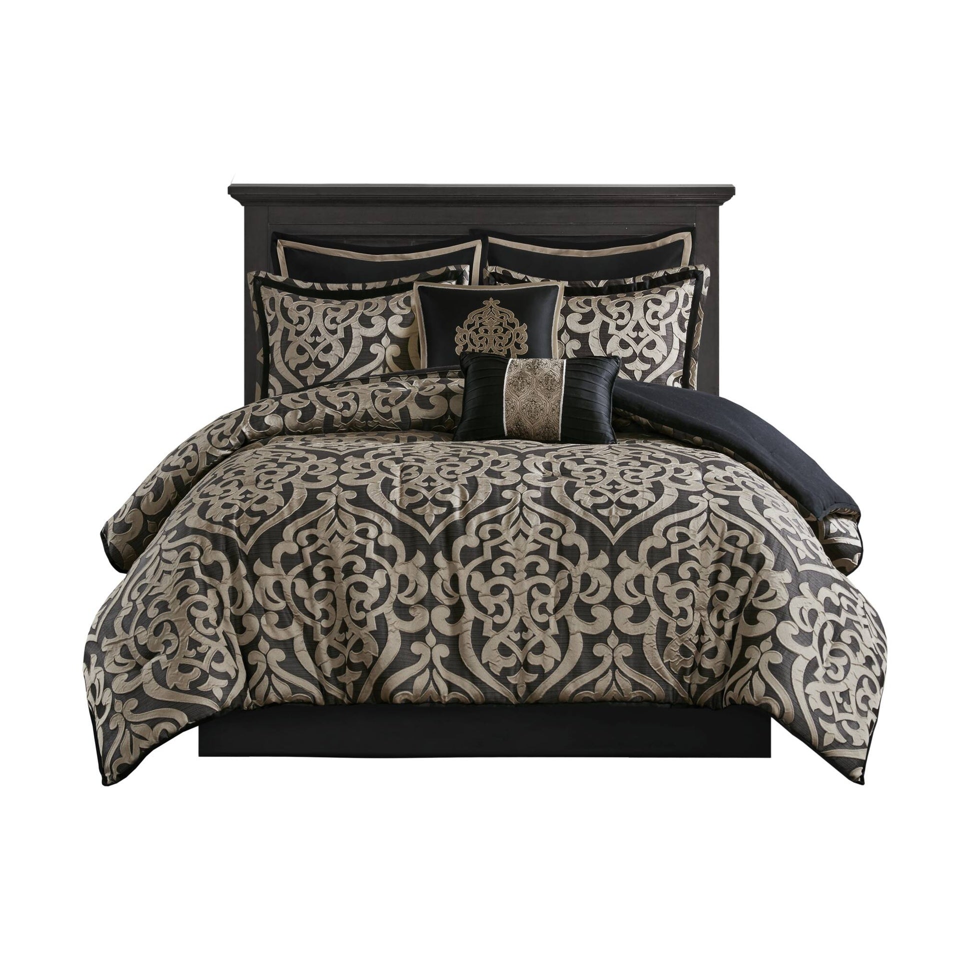 8PCS King Jacquard Comforter Set