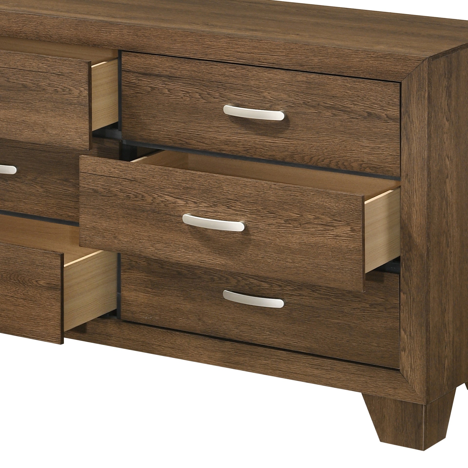 Miquell Oak Finish Dresser