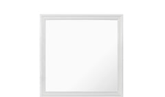 SHAKER METALLIC WHITE MIRROR