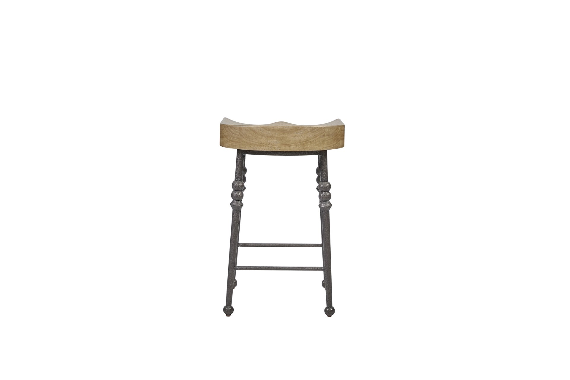 Counter Height Saddle Stool - Cashew (1 Per Carton)