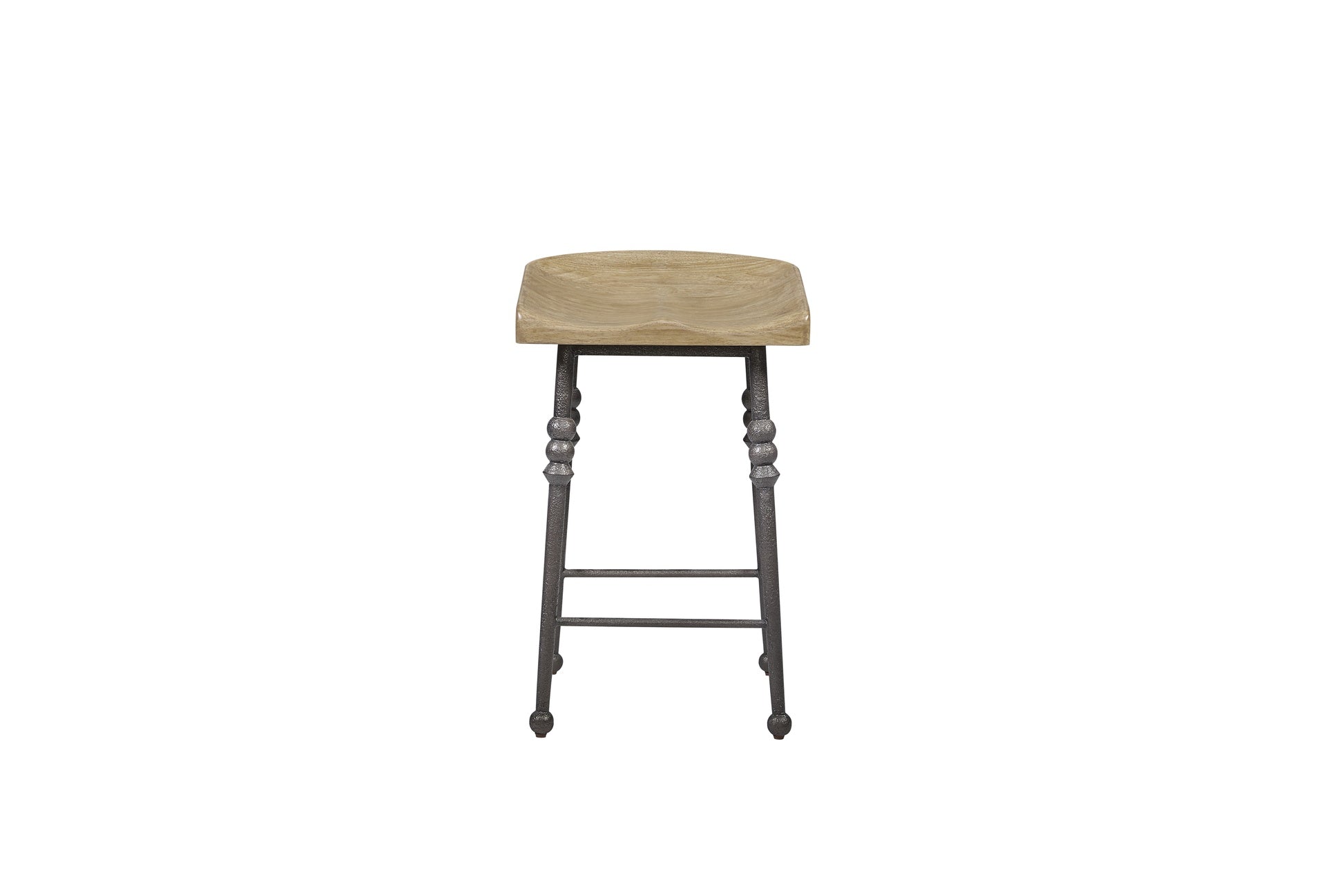 Counter Height Saddle Stool - Cashew (1 Per Carton)