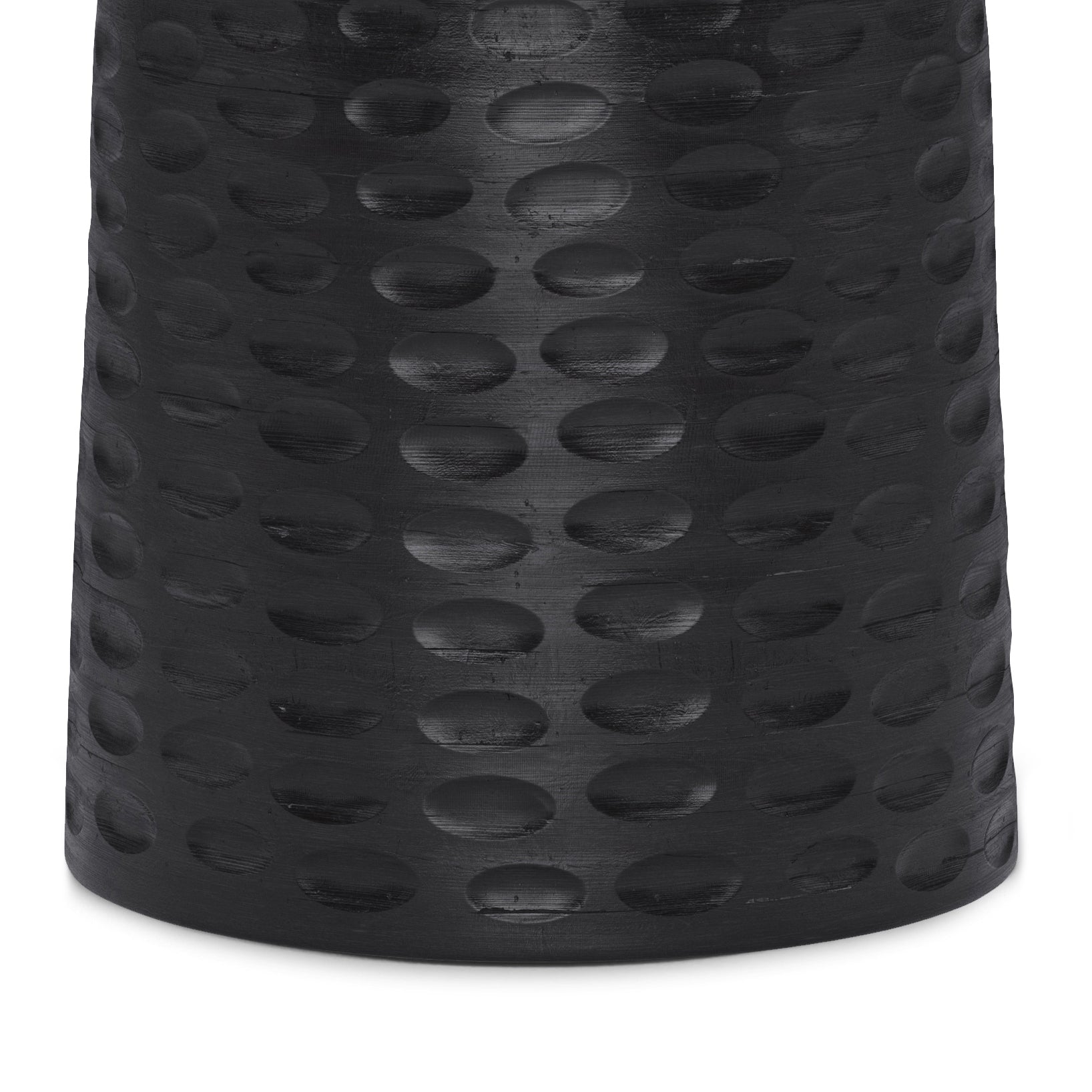 Boyd 13 inch Solid Mango Accent Table in Black