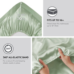 Satin Luxury Sheet Set Full
