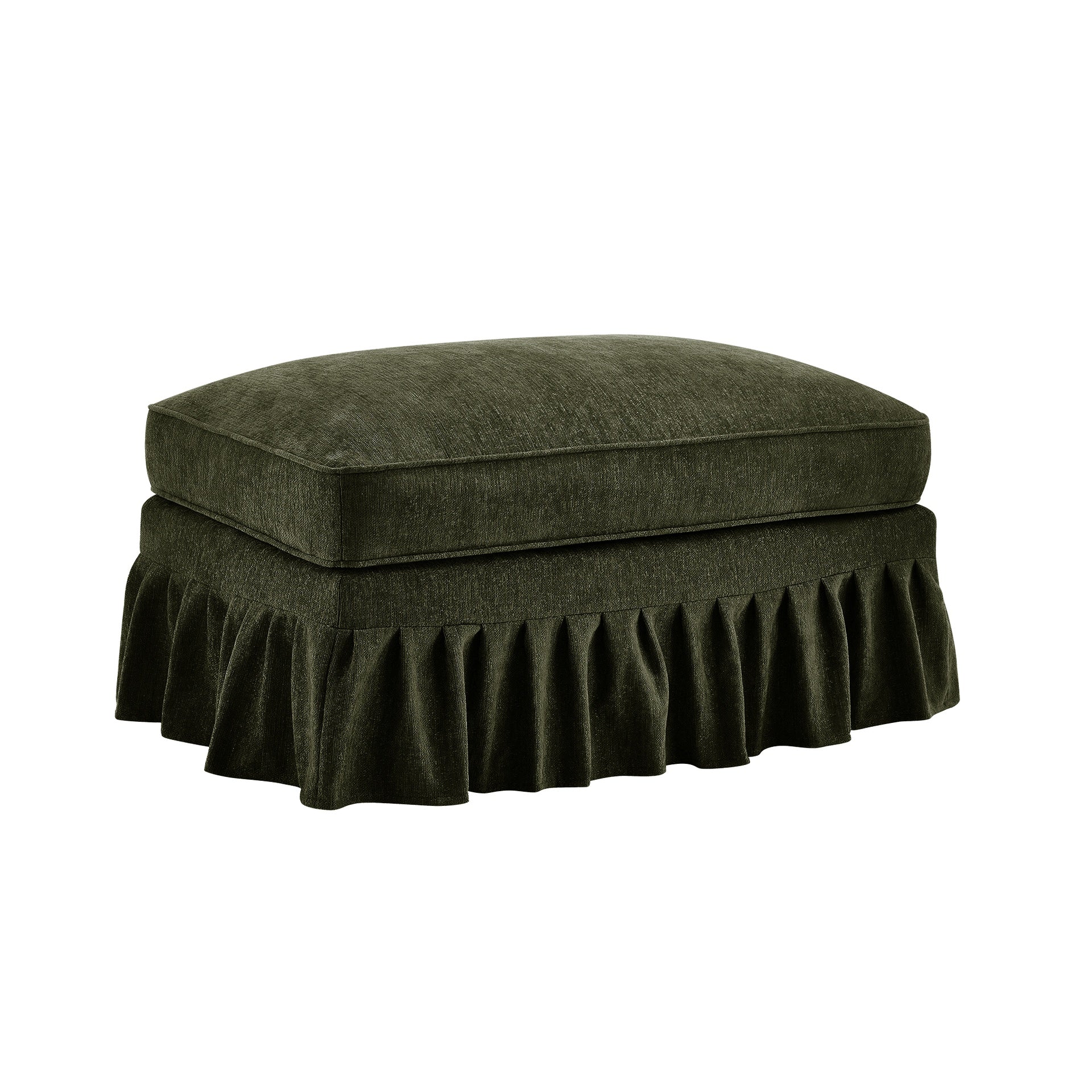 Ottoman Chenille -Green