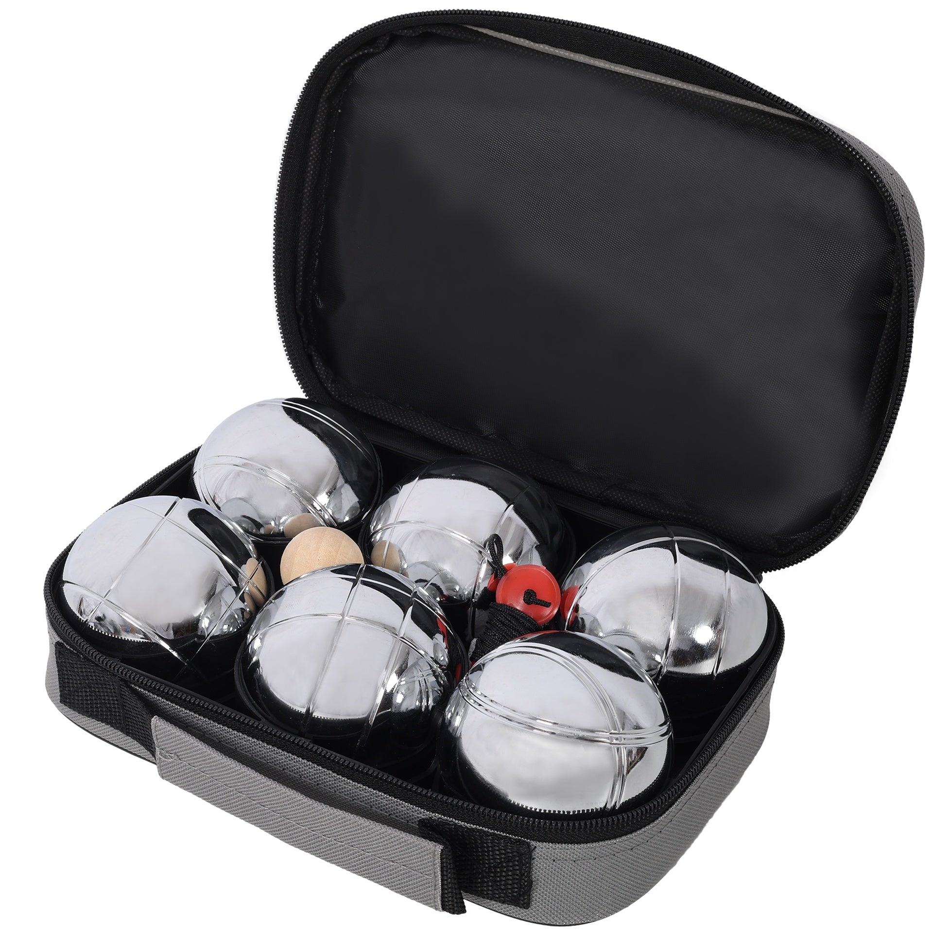 Boules Set Large Action Game, Outdoor, Beach, Lawn Backyard Family Party Games for Adults