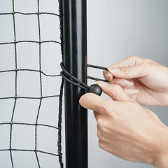 Soccer Rebounder Net, 12x6FT Iron Soccer Training Equipment, Sports Football Training Gift with Portable Bag, Volleyball Rebounder Wall Perfect for Backyard Practicing, Solo Training, Passing