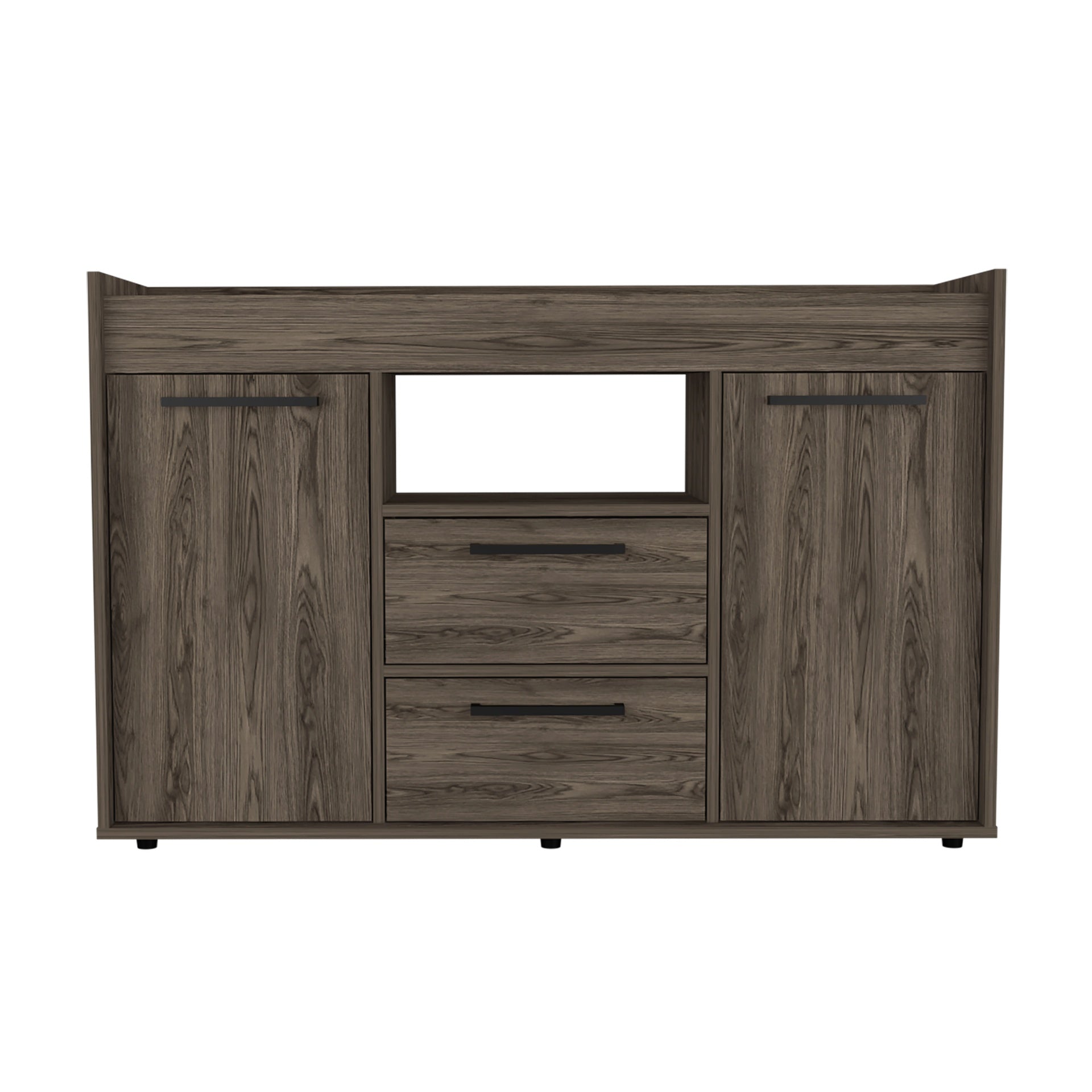 Chapella 2-Drawer Sideboard Dark Walnut