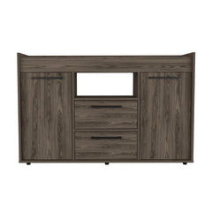 Chapella 2-Drawer Sideboard Dark Walnut