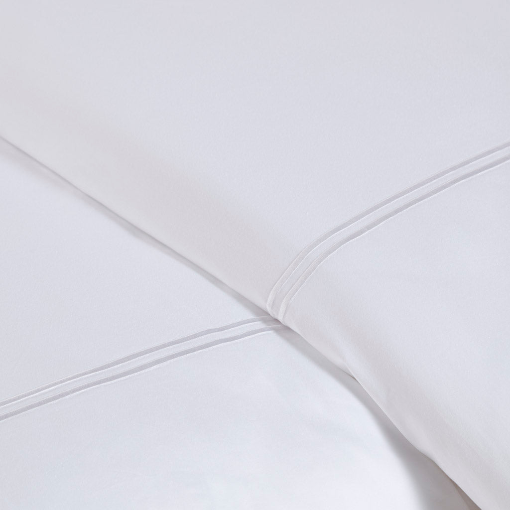 Full/Queen 100% Cotton Sateen Embroidered Comforter Set
