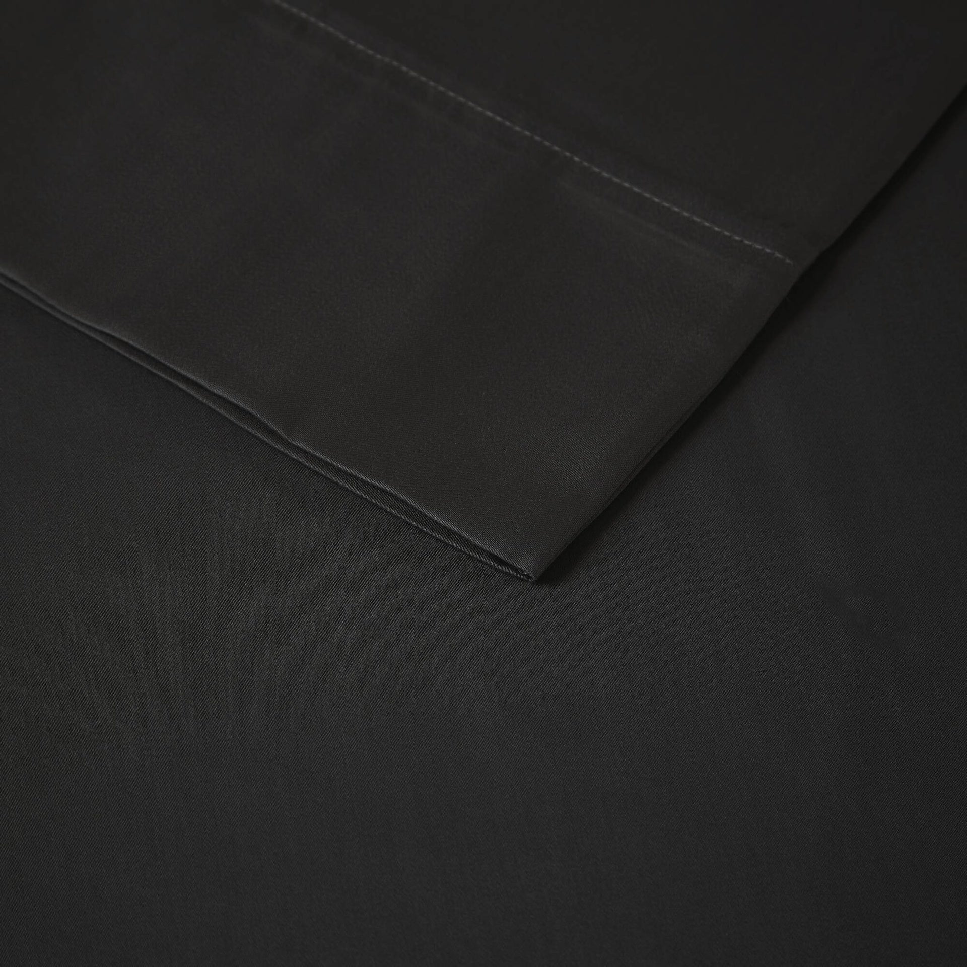 4 PCS Queen Cotton Blend 4 PC Sheet Set Black