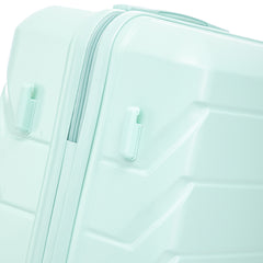 HIFINE TOURIST 20"/24"/28" 3 pcs/set in ABS Spinner Wheel Luggage, Matching Color , With Combination Lock (Mint Green)