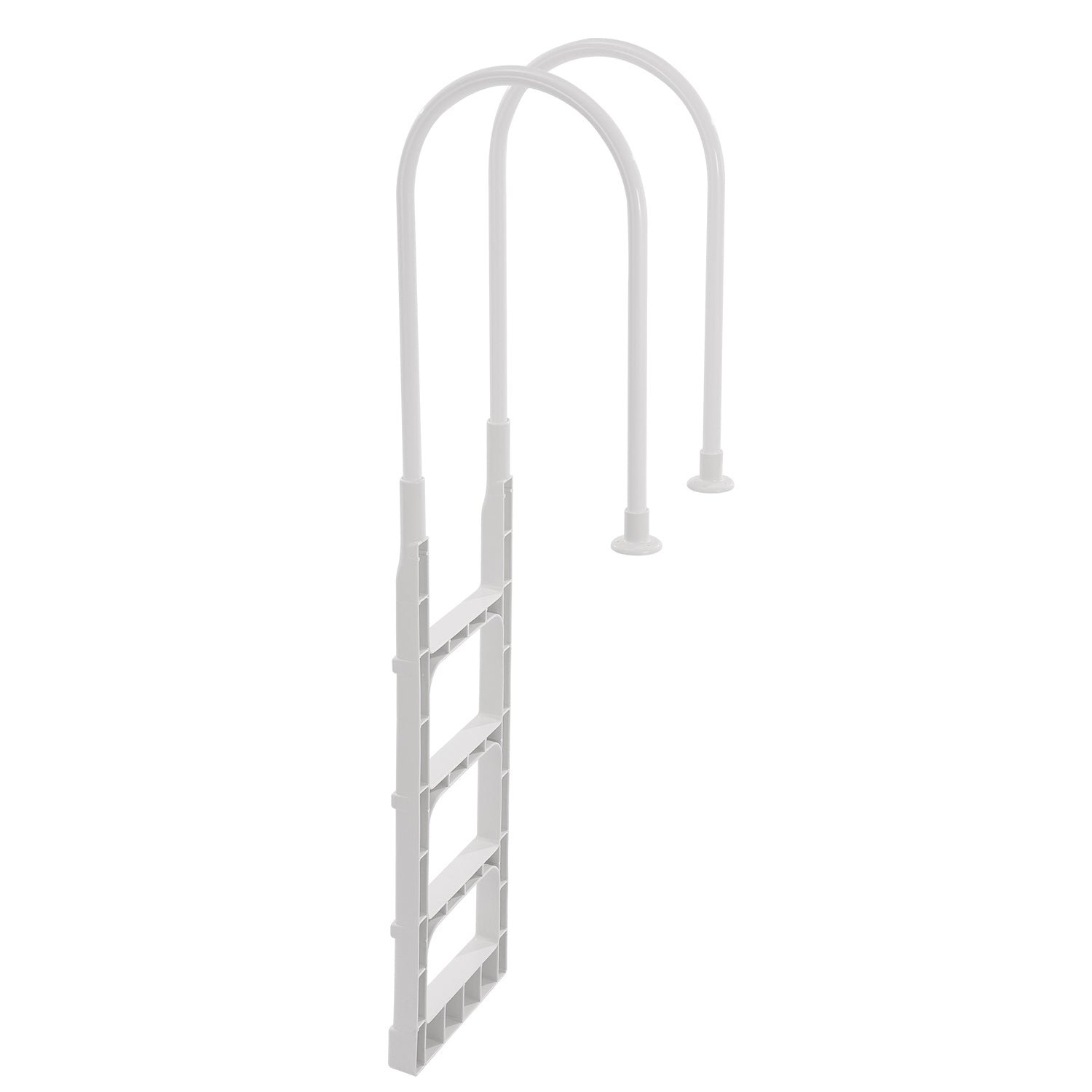 Pool Ladder Thickened 4-Step & 2 Handrails of 300 lb Capacity for 48-54 In Pool