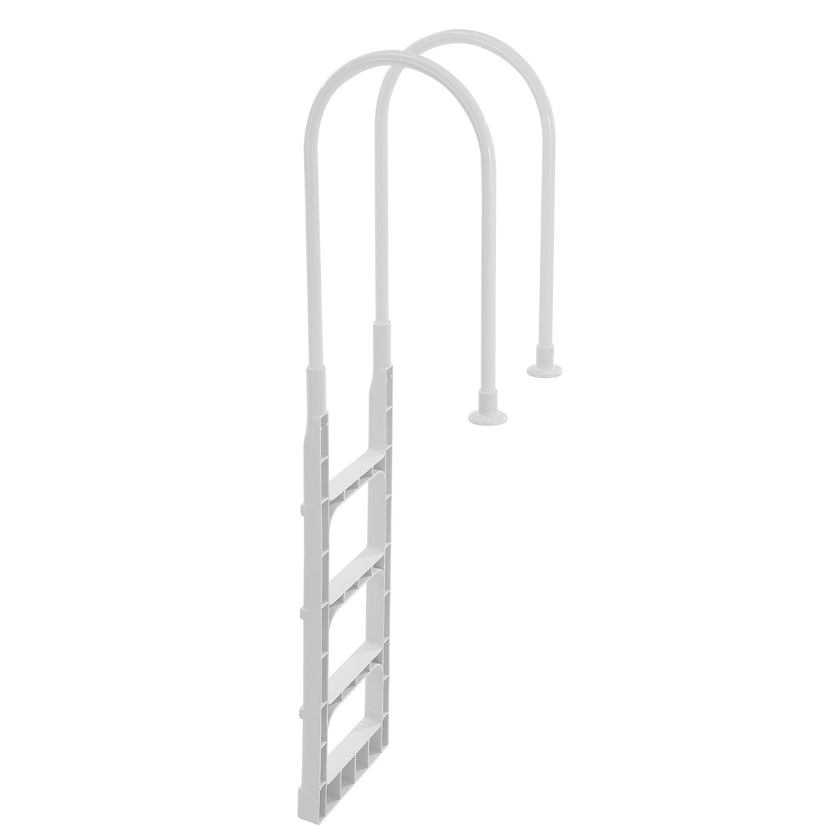 Pool Ladder Thickened 4-Step & 2 Handrails of 300 lb Capacity for 48-54 In Pool
