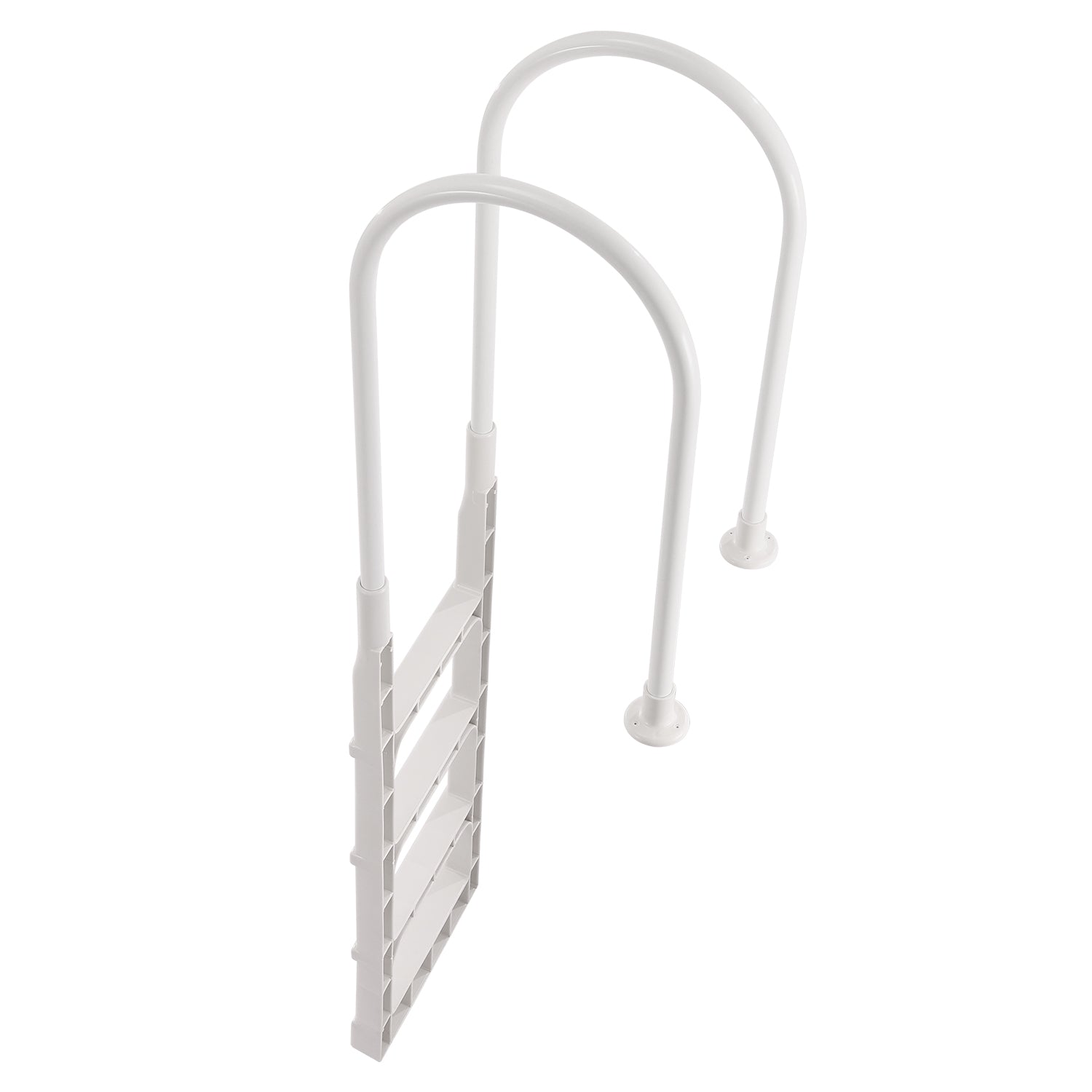 Pool Ladder Thickened 4-Step & 2 Handrails of 300 lb Capacity for 48-54 In Pool