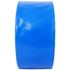 3"x100FT Pool Backwash Hose, Blue Heavy Duty Reinforced PVC Lay Flat Water Discharge Hose for Swimming Pool Filter Pump,with 2 Clamp