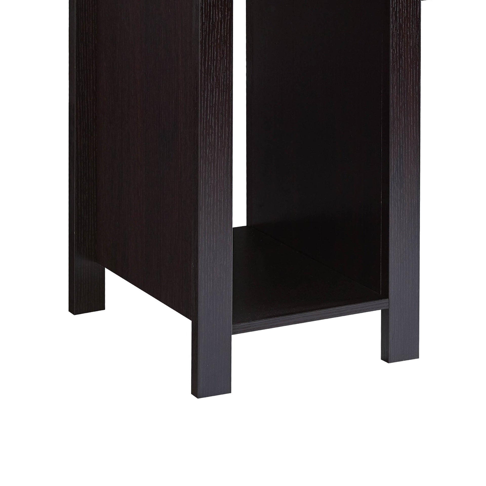 Akol Computer Desk, Keyboard Drawer and Storage, 39 Inch, Black