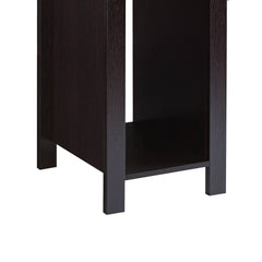 Akol Computer Desk, Keyboard Drawer and Storage, 39 Inch, Black