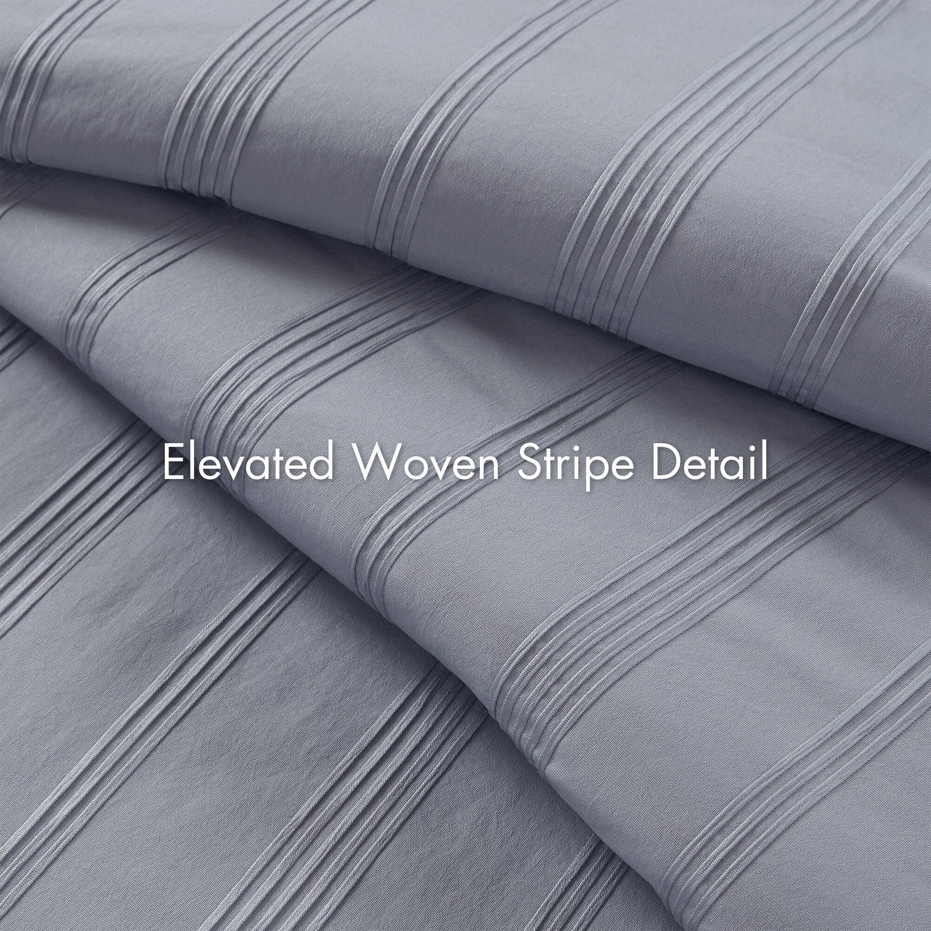 5-Piece Twin/Twin XL Woven Striped Comforter Set