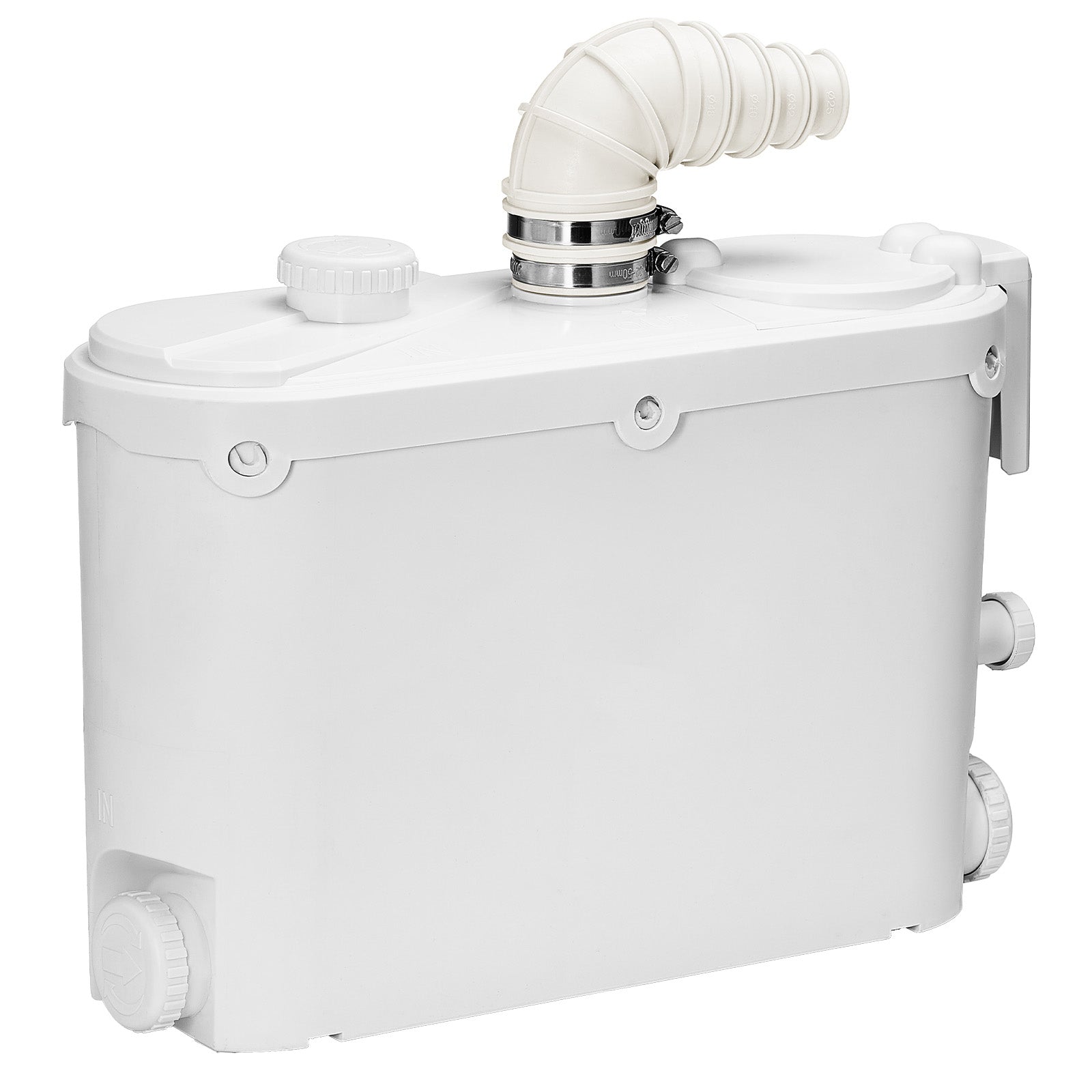 Macerator Pump 500W 29 GPM Flow 26 ft Head Lift Pump for Kitchen Basement Sink